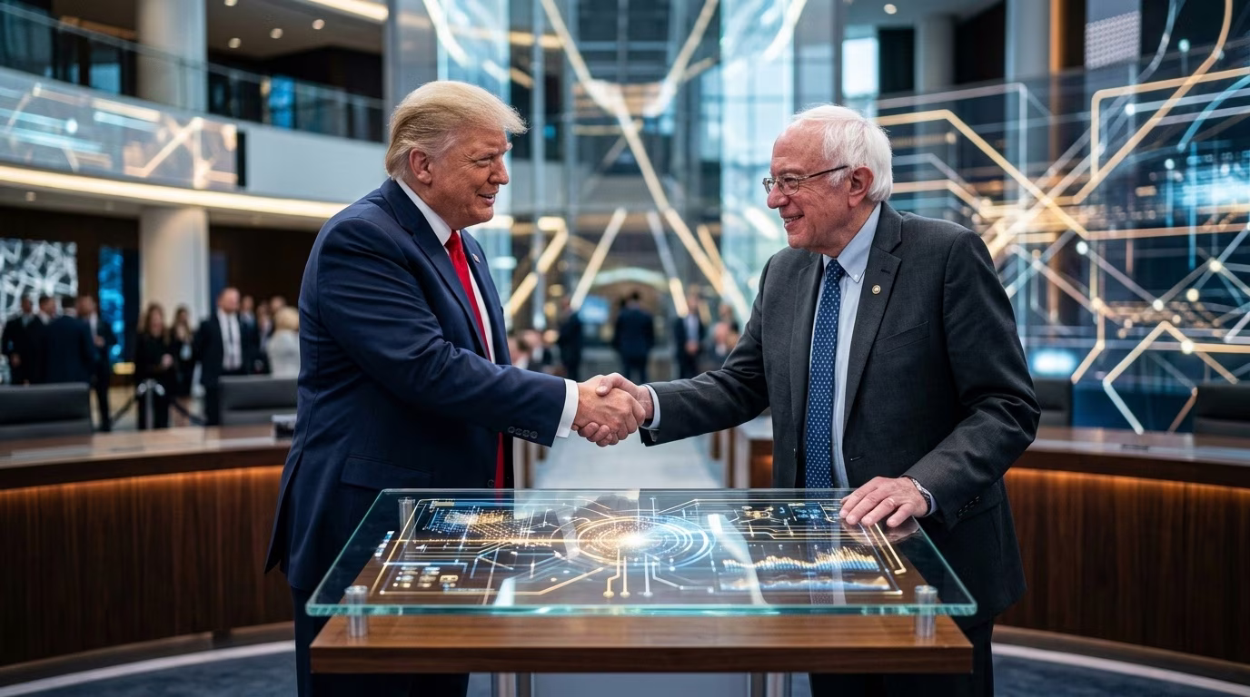 Trump y Sanders quieren que el Estado tenga acciones de empresas de IA