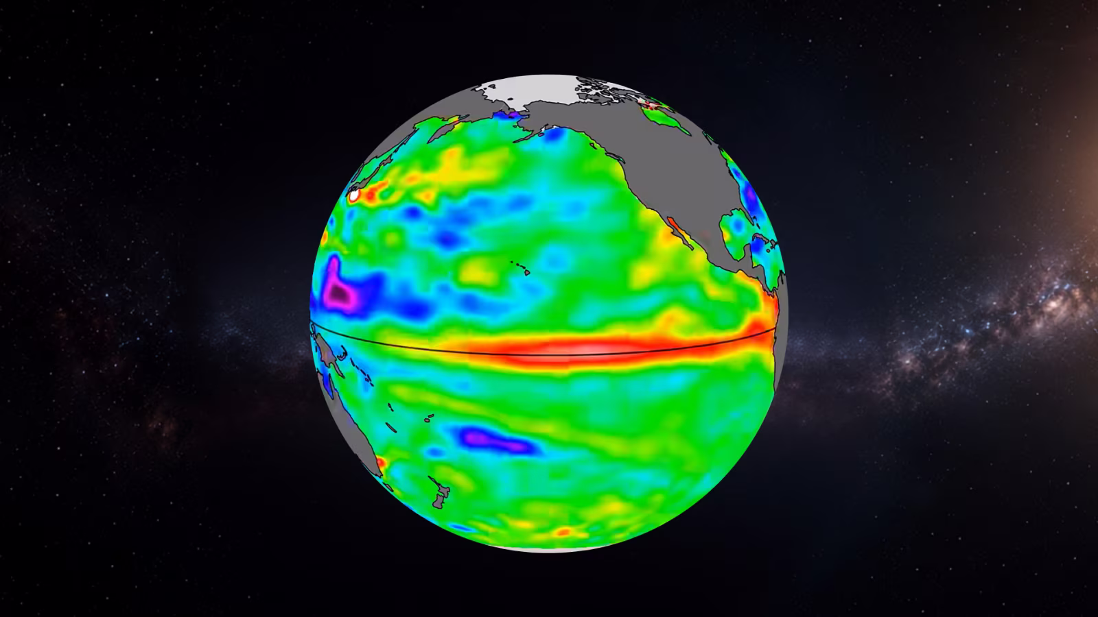 LA NASA DETECTÓ UNA DESCONCERTANTE OLA DE CALOR EN EL OCÉANO: "EL NIÑO GODZILLA"